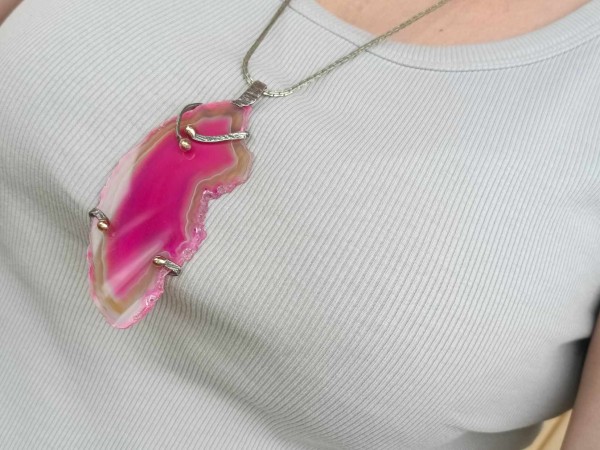 Pink agate