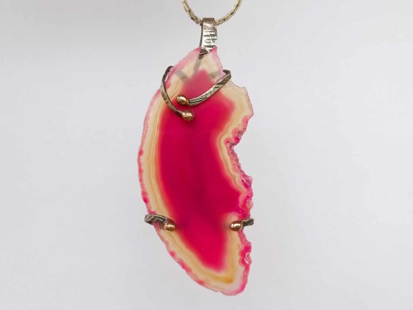 Pink agate