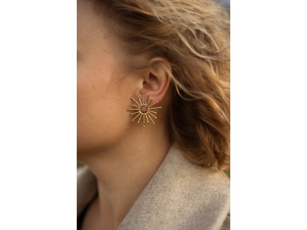 Earrings sun