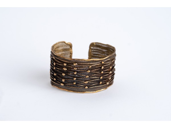 Dark bronze wristband...