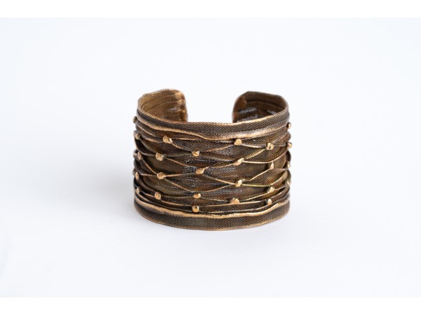 Dark bronze wristband...